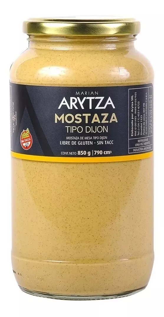 Arytza Mostaza Dijon 850gr Zetta Bebidas