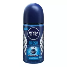 Desodorante Sin Alcohol Nivea Men Fresh Ice Roll On 50ml