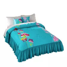 Colcha Brix Queen Size Con 2 Cojines Decorativos