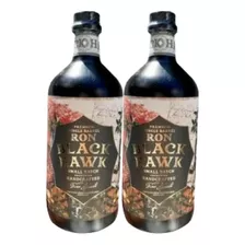 Ron Black Hawk Frutos Rojos Premium 750 Ml Pack X 2 Unidades