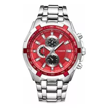 Reloj De Cuarzo De Acero Inoxidable Curren 8023 For Hombre