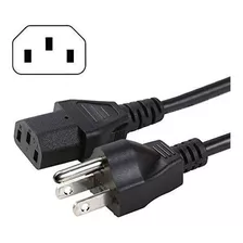 [ul] 6foot 3 Prong Cable De Cable De Alimentacion 18 Awg Par