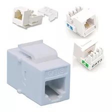 Jack (inserto) Lanpro Rj11-rj14 Telefonico Cat3 Lp-ctwh Blan