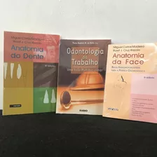 Livro Anatomia Do Dente + Anatomia Da Face + Odontologia 