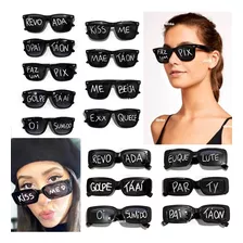 20 Óculos Balada Texto Personalizado Sortido Ou Escolha