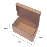 Cajas Autoarmables De Cartón 30x24x10 Pack 20 Cajas *envios