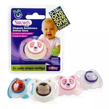 Chupete Anatomico Animal Glow 0-18mes Simonds Nuby