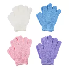 Guantes Exfoliantes Para La Ducha , Espuma, Loofah Scrubber,