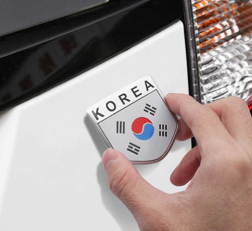 Emblema Pegatina Bandera Corea Para Kia Hyundai Foto 2