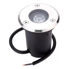 Lampara De Exterior Empotrar Piso Led 1w Color Blanco Calido 3500k