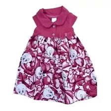 Queima De Estoque Kit 5 Vestidos Infantil Tam 1 Ano Modinha 