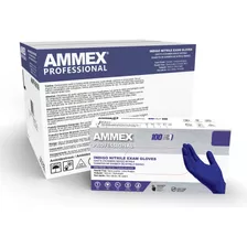 Ammex, Ainpf, Guantes De Nitrilo Medicos, Caja Con 100 Unida