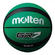Bola Molten Basketball Rubber Cover Gr7 Verde/preto