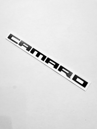 Emblema Letra Chevrolet Camaro Color Negro Foto 2