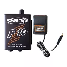 Amplificador De Fone De Ouvido Power Click F10 + Fonte Ps01