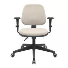 Cadeira Executiva Premium Nylon Back System Nr17 3d Bege T21