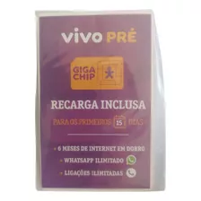 Chip Vivo Pré Pago C/ R$10,00 Escolha Qualquer Ddd 