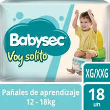 Pañales De Bebé Babysec Voy Solito 18 Un Xg/xxg