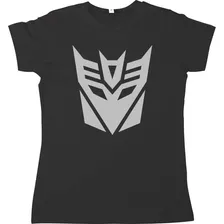 Transformers Decepticon Baby Look T-shirt Algodão 30.1 Silk