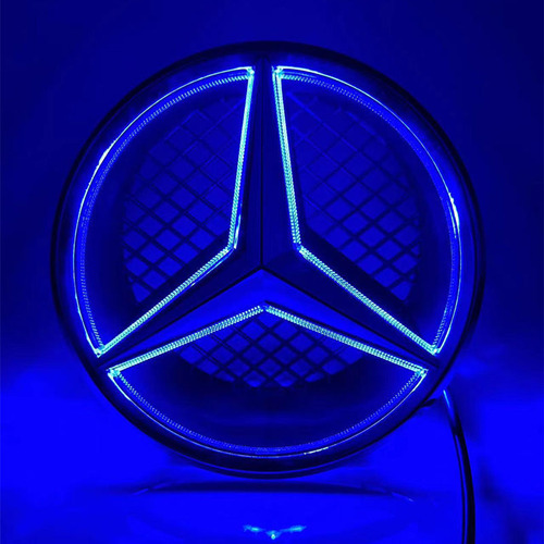 Emblema Led Frontal Aplicado Al Mercedes Benz E300 Glk350 Cl Foto 10