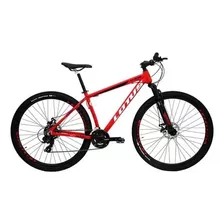 Bicicleta Aro 29 Lotus Shimano Ver/bra 21v Freio Disco Mecan Cor Vermelho Tamanho Do Quadro 19