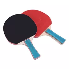 Pack De 2 Paletas De Ping Pong 3 Star Roja Y Negro