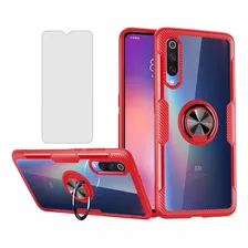 Funda Para Xiaomi Mi 9 - Transparente/roja