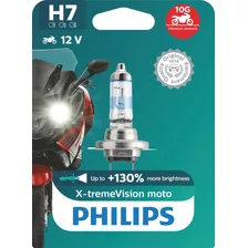 Lampada Farol Philips H7 55w X-tremevision 130% + Luz