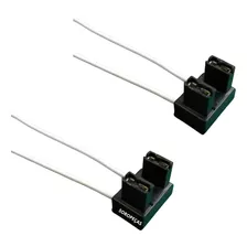 Conector Chicote Soquete Fio Plug Lâmpada Do Farol H7 - 2 Pç