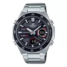 Relógio Masculino Anadigi Casio Edifice A Prova D'água Cor Da Correia Prata