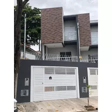 Casa Nova / Sobrado Recém Construido Em Santo Andre Sp 