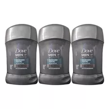 Pack X3 Dove Men+care Desodorante En Barra Cuidado Total 50g