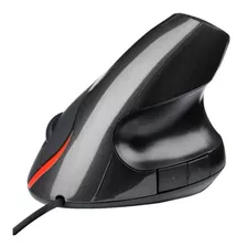 Mouse Vertical 5d Ergonomico Conexión Cable Usb Color Negro
