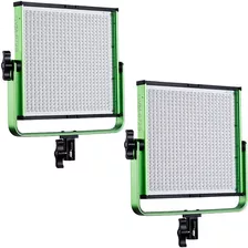 Gvm 672s Bi-color Led Video 2-light Kit (green)