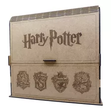 Caixa Para Coleção Harry Potter 8 Livros Capa Dura Box Mdf