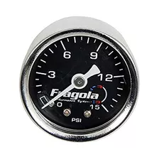 Fragola 900001 Fuel Pressure Gauge (015 Psi Dry)