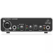 Interface Áudio Behringer U-phoria Umc22 + Nf + Garantia