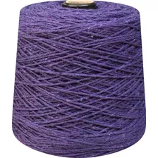 Barbante Colorido Número 6 Fios Para Crochê 1 Kg Prial Cor Roxo