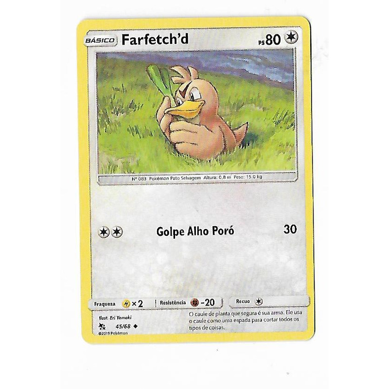 Pokemon Farfetch'd Base Set Frete Incluso