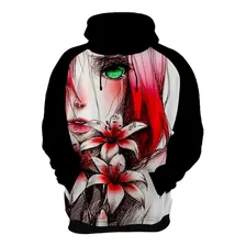 Blusa De Frio Moletom Sakura Haruno Naruto Anime Serie {v12