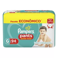 Fralda De Vestir Descartável Infantil Pants Ajuste Total G 94 Unidades Pampers