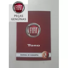 Manual De Garantia E Manutenção Fiat Toro 2015 A 2018