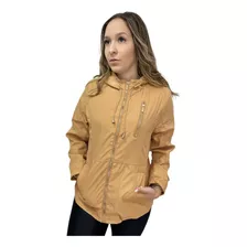 Jaqueta Parka Impermeavel Fem Corta Vento Sobretudo Polowear