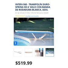 Trampolín De Fibra De Vidrio Para Piscinas 