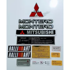 Mitsubushi Montero Std Calcomanias Y Emblemas 