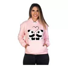 Moletom Blusa De Frio Feminino Masculino Casaco 2 Panda