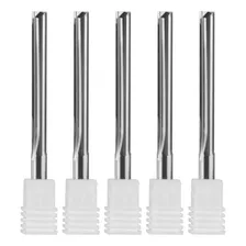 5x Fresa Dois Corte Reto 6x52mm Mdf Compensado Spindler Cnc