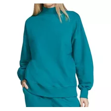 Blusa Blusão De Moletom Flanelado Feminino Gola Média Hering