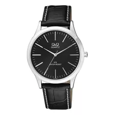 Reloj Q&q Caballero C212j302y Piel Negro Sumergible