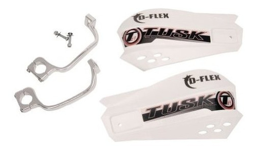 Foto de Colmillo Mx D-flex Atv Handguards Color Blanco